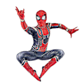 Pikkukuva 2 / 2: Iron Spiderman -asu lapsille 140cm