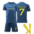 Miniatyrbilde 1 av 2: Al-Nassr FC 22-23 Bortetrøye RONALDO Nr 7 Fotballtrøye sett W 16