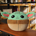 Miniatyrbillede 2 af 8: 1 stk. Plysj legetøj Baby Yoda Anime Tegneserie udstoppede legetøj W 26CM