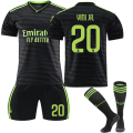 Miniatyrbild 1 av 2: Real Madrid tröja 22/23 nr 20 fotbollströja för barn V Suit With Socks L(175-180)
