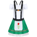 Miniatyrbillede 1 af 4: Tysk kvinde Oktoberfest stropløs kjole kostume Cosplay uniformer sceneoptræden kostume ølkostume kostume
