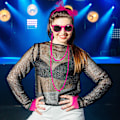 Pikkukuva 5 / 8: 80-luvun 70-luvun asusteet naiset tytöt cosplay-asu Ben Fancy Outfit Z W Rose red