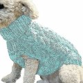 Miniatyrbilde 4 av 4: Hunder Hund Varm Genser Klær Valp Katt Solid Strikket Strikket Bekledning-26 Blue XL