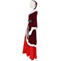 Miniatyrbillede 3 af 4: Kvinde Fancy Dress Mor Jul V-hals Kjole Langærmet Retro Luksus Kostume 2XL