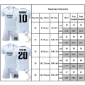 Miniatyrbillede 3 af 3: Benzema #9 Real Madrid fodboldtrøje T-shirt sæt&nbsp W #10 8-9Y