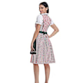Miniatyrbild 4 av 5: Kvinnors Oktoberfest Beer aid Costume Bavarian Traditional Dirndl Dress W Dark Green M