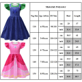 Miniatyrbilde 5 av 5: Barn Jenter Princess Peach & Super Bros Kjole Sommerfest Cosplay Kostyme vY - Red 56 Years