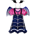 Pikkukuva 4 / 6: Tyttöjen mekko Fancy vampyyri Halloween-asu 110