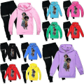 Miniatyrbild 1 av 3: Kids Encanto Mirabel Antonio Print Casual träningsoverallsset Blue 6-7 Years 130