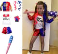 Harley Quinn Barn Cosplay Kostymer Monsterjakke S