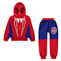 Pikkukuva 6 / 9: Söpö lasten Spiderman-huppari Långbyxa-treenipuku H black 4-5Years