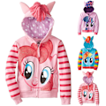 Pikkukuva 3 / 4: Yksisarvinen painettu lastenpaita Cartoon Printed Coat Pullover H Pink 140cm