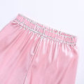 Pikkukuva 4 / 4: Satiinipyjamasetti lapsille: Nappa- ja nappishortsit Pink Suit for height 70 to 80cm