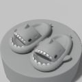 Miniatyrbilde 3 av 3: Hai Tøfler Sklisikre Dusj Baderomstøvler Myke Sommersandaler for Jenter og Gutter New_h Xianning grey 38 39
