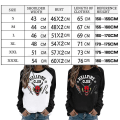 Pikkukuva 5 / 5: Unisex Hellfire Club Stranger Things T-paita Naisten/miesten pitkähihaiset paidat W White L