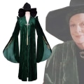Miniatyrbild 1 av 4: Halloween Harry Potter Mcgonagall Professor Hogwarts Rektor Lång Klänning Halloween Kostym Kostym XL