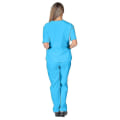 Miniatyrbild 2 av 4: Unisex Doctor Top & Pants crub et Tandläkare kostym för medicinskt bruk Sky Blue S