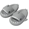 Pikkukuva 1 / 4: Hai-tossut miehille Shark Cloud -tossut Cloud Shark Slides Söpöt hai-tossut W Gray 40 41