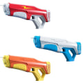 Miniatyrbilde 5 av 5: Ny design elektrisk vannpistol Vannsprøyte Shooter Toy Blaster utendørsbasseng ved strand (blå) -