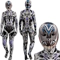 Pikkukuva 1 / 4: Venom Suit Cosplay Kostym Party Jumpsuit Monterade Barnkläder W 120cm
