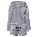 Miniatyrbild 5 av 9: Kvinnor fleece fluffiga pyjamas nattkläder nattkläder set Blue 5XL