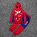 Pikkukuva 7 / 9: Söpö lasten Spiderman-huppari Långbyxa-treenipuku H black 4-5Years