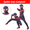 Pikkukuva 2 / 5: Spiderman-asu Jumpsuit Lapset Halloween Cosplay Fancy Dress Up W 4-5 Years