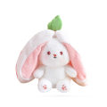 Pikkukuva 3 / 4: Kanit Muppleksaker Vändbara morötter Jordgubbar Kaninkudde Plyschleksaksdocka För pojkar Flickor Presenter strawberry 35cm
