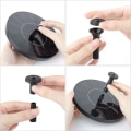 Miniatyrbillede 2 af 5: Solcelledrevet fontæne - Vandfontæne / Vandpumpe / Pumpe xZ black