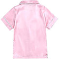 Pikkukuva 2 / 4: Satiinipyjamasetti lapsille: Nappa- ja nappishortsit Pink Suit for height 110 to 120cm