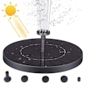 Miniatyrbillede 1 af 4: Solcelledrevet fontæne - Vandfontæne / Vandpumpe / Pumpe V - black