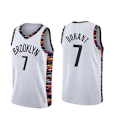 Miniatyrbillede 1 af 2: Ny sæson Brooklyn Nets Kevin Durant No.7 Baskettrøje W M