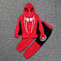 Pikkukuva 4 / 9: Söpö lasten Spiderman-huppari Långbyxa-treenipuku H black 140