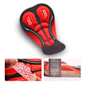 Miniatyrbild 3 av 5: Andningsbara cykelshorts Cykelunderkläder Gel Pad - Red M