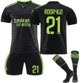 Miniatyrbilde 1 av 2: 22-23 Real Madrid bortefotballdrakt for barn Treningsdrakt RODRYGO 21 2XL