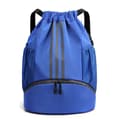 Urheilujumppureppu, jossa on suuri kapasiteetti. Blue
