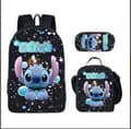 Lilo ja Stitch -reppu, kolmiosainen oppilaskuntasetti Y