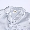 Pikkukuva 2 / 4: Satiinipyjamasetti lapsille: Nappa- ja nappishortsit Grey Suit for height 110 to 120cm