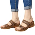 Miniatyrbillede 10 af 10: Dame Sandaler Mode Kiler Sko Sandaler Flip Flop . Camel 43