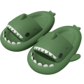 Miniatyrbillede 5 af 5: Hajtøfler til mænd Shark Cloud tøfler Cloud Shark Slides Søde hajtøfler W Dark Green 44 45
