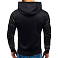 Miniatyrbilde 2 av 3: Herre langærmede hættetrøjer Gradient Sweater Jumper Pullover Toppar W Grey 3XL
