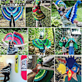 Pikkukuva 2 / 4: Lasten linnunsiipi naamio Halloween cosplay-asu Lapset Fancy Animal Outfit