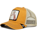 Miniatyrbild 1 av 4: Unisex mesh lastbilshatt Square Patch cap för damer - klassisk justerbar vanlig hatt (giraff)