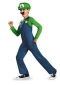 Super Mario Luigi Kostume S 4-6 år - multifärg
