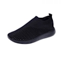 Miniatyrbilde 1 av 5: Dam Walking Sneakers Stickade Mesh Slip On Shoes Andas Flat Pumps Casual Trainers W Black 40