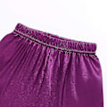 Pikkukuva 4 / 4: Satiinipyjamasetti lapsille: Nappa- ja nappishortsit Purple Suit for height 140 to 150cm