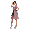 Pikkukuva 4 / 5: Naisten Oktoberfestin oluttyttökostyymi Baijerin perinteinen Dirndl-mekko Karnevaali CNMR Tummanvihreä S Black 2XL