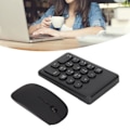 Miniatyrbild 4 av 4: HURRISE Trådbunden numerisk tangentbord Trådbunden numerisk tangentbord med mus, ergonomisk 2,4 GHz numerisk tangentbord med tangentbordsdator