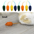 Miniatyrbild 4 av 4: HURRISE Simulation Mouse Toy 20 delar Squeak Mouse Toy Safe Interactive 4 färger Lindra stress Squeak Cat Toys