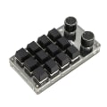 Miniatyrbild 3 av 4: HURRISE 12-tangenters mekaniskt tangentbord 12-tangenters programmerbart tangentbord DIY, trådbundet makrotangentbord med datortangentbord